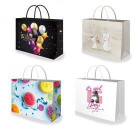 Пакет подарочный (1 штука) 45х13х33см(XL) "Super Wide", ассорти, глиттер, фольга, ЗОЛОТАЯ СКАЗКА, 700828