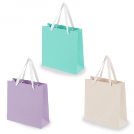 Пакет подарочный (1 штука) 20х8х20см "Pastel Mix", ассорти, крафт, ЗОЛОТАЯ СКАЗКА, 700831