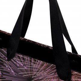 Пакет подарочный (1 штука) 26x13x32см (L) "LED Bag", черный, ЗОЛОТАЯ СКАЗКА, 700836