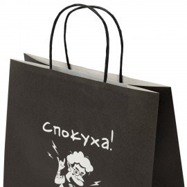 Пакет подарочный (1 штука) 26х13х32см (L) "Ещё не старуха", крафт, ЗОЛОТАЯ СКАЗКА, 700850