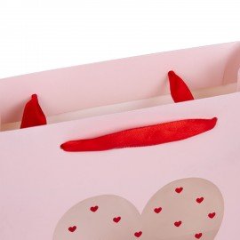Пакет подарочный КОМПЛЕКТ 3 шт 20х8х20см,"With LOVE", с прозрачным окном, ЗОЛОТАЯ СКАЗКА, 700866