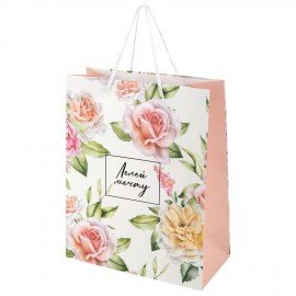 Пакет подарочный НАБОР 4шт 26х13х32см(L) "Woman Collection", фольга, ЗОЛОТАЯ СКАЗКА, 700867