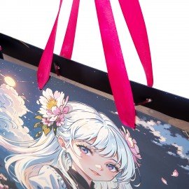 Пакет подарочный НАБОР 4 штуки 30х10х30см "Anime", ламинированный, ЗОЛОТАЯ СКАЗКА, 700868