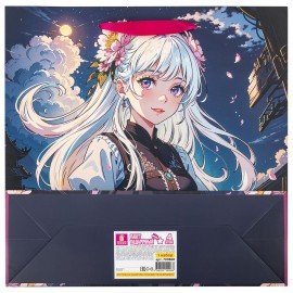 Пакет подарочный НАБОР 4 штуки 30х10х30см "Anime", ламинированный, ЗОЛОТАЯ СКАЗКА, 700868