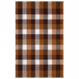 Салфетка вафельная универсальная ХЛОПОК 40 х 64 см, цветная клетка, ассорти, BOOMHOUSE, 700883