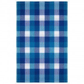 Салфетка вафельная универсальная ХЛОПОК 40 х 64 см, цветная клетка, ассорти, BOOMHOUSE, 700883