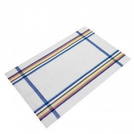 Салфетка вафельная универсальная ХЛОПОК 40 х 64 см, цветная полоска, ассорти, BOOMHOUSE, 700884