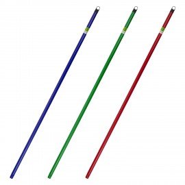 Черенок рукоятка 120 см еврорезьба, дерево + пленка (ЭВКАЛИПТ) d=2,2см, ассорти, ЛЮБАША, 700889