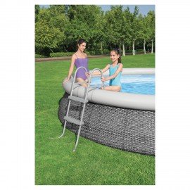 Лестница для бассейнов до 84см, 2 ступеньки, без площадки, BESTWAY, 58430