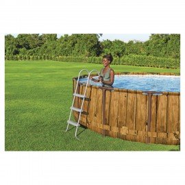 Лестница для бассейнов до 107см, 3 ступеньки, без площадки, BESTWAY, 58335