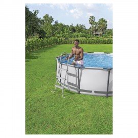 Лестница для бассейнов до 107см, 3 ступеньки, без площадки, BESTWAY, 58335