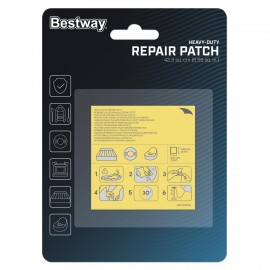 Ремонтный комплект для надувной продукции 6,5х6,5 см, самоклеящиеся заплатки, 10 шт, BESTWAY, 62068