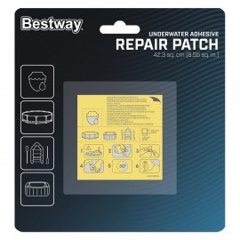 Ремонтный комплект для надувной продукции 6,5х6,5см, водостойкий, самокл заплатки, 6шт,BESTWAY,62091