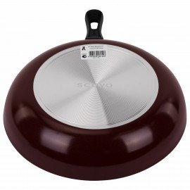 Сковорода 26 см, антипригарное покрытие, длинная ручка, SCOVO "Expert", СЭ-024