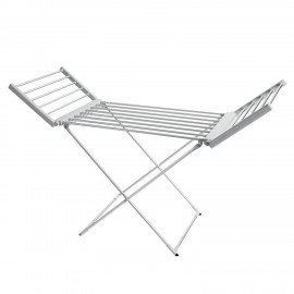 Сушилка для белья напольная, электрическая, раскладная, алюминиевая, три зоны сушки, нагрев 60°С, LAIMA HOME, 700978