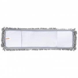 Швабра с флаундером 50 см, черенок 75-130 см, МОП микрофибра СИНЕЛЬ (ТИП К), PERKLIN, 700983