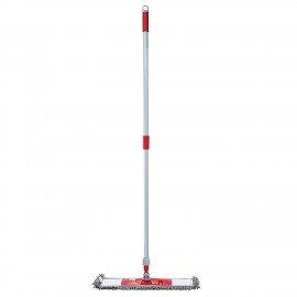 Швабра с флаундером 50 см, черенок 75-130 см, МОП микрофибра СИНЕЛЬ (ТИП К), PERKLIN, 700983