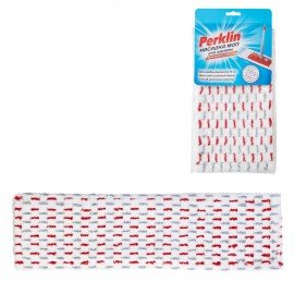 Насадка МОП плоская для швабры/держателя 50 см, микрофибра/абразив (ТИП К), PERKLIN, 700985