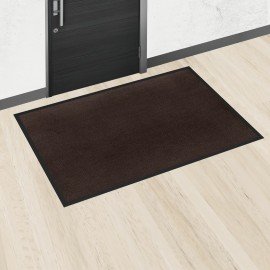 Коврик придверный 80х120см КОРИЧНЕВЫЙ влаго-грязезащитный 300гр/м2, рубчик, PRIMILA S, 701016