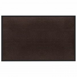 Коврик придверный 80х120см КОРИЧНЕВЫЙ влаго-грязезащитный 300гр/м2, рубчик, PRIMILA S, 701016
