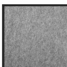 Коврик придверный 80х120см СЕРЫЙ влаго-грязезащитный 300гр/м2 мелкий рубчик PRIMILA S, 701020