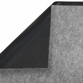 Коврик придверный 80х120см СЕРЫЙ влаго-грязезащитный 300гр/м2 мелкий рубчик PRIMILA S, 701020