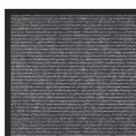 Коврик придверный 80х120см СЕРЫЙ влаго-грязезащитный, 450гр/м2, ребристый, PRIMILA EX, 701025