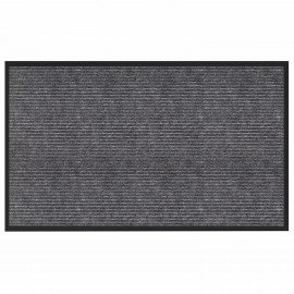 Коврик придверный 90х150см СЕРЫЙ влаго-грязезащитный, 450гр/м2, ребристый, PRIMILA EX, 701026