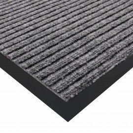 Коврик придверный 90х150см СЕРЫЙ влаго-грязезащитный, 450гр/м2, ребристый, PRIMILA EX, 701026