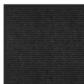 Коврик придверный 90х150см ЧЕРНЫЙ влаго-грязезащитный, 450гр/м2, ребристый, PRIMILA E, 701031