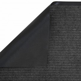 Коврик придверный 90х150см СЕРЫЙ влаго-грязезащитный, 430гр/м2, ребристый, ЛЮБАША СТА, 701039