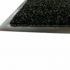 Коврик придверный 60х90см ЧЕРНЫЙ влаго-грязезащитный, 600гр/м2, плотный, PRIMILA LOFT, 701048