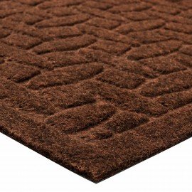 Коврик придверный 60х90см ВЕНГЕ грязезащитный, 430гр/м2, фактурный рисунок WELCOME, Л, 701056