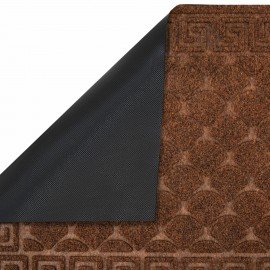 Коврик придверный 40х60см ВЕНГЕ грязезащитный 430гр/м2, фактурный рисунок ЧЕШУЙКИ, ЛЮ, 701059