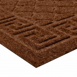 Коврик придверный 40х60см ВЕНГЕ грязезащитный 430гр/м2, фактурный рисунок ЧЕШУЙКИ, ЛЮ, 701059