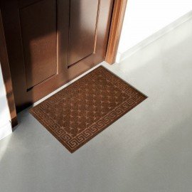 Коврик придверный 40х60см ВЕНГЕ грязезащитный 430гр/м2, фактурный рисунок ЧЕШУЙКИ, ЛЮ, 701059