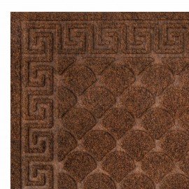 Коврик придверный 40х60см ВЕНГЕ грязезащитный 430гр/м2, фактурный рисунок ЧЕШУЙКИ, ЛЮ, 701059