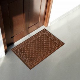 Коврик придверный 60х90см ВЕНГЕ грязезащитный 430гр/м2, фактурный рисунок ЧЕШУЙКИ, ЛЮ, 701062