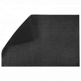 Коврик придверный 60х90см ГРАФИТ пластиковый грязезащитный, толщина 14мм, "ТРАВКА", P, 701068