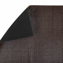 Коврик ДОРОЖКА 0,9х10м "ТРАВКА" ВЕНГЕ пластиковый грязезащитный, щетина 14мм, LAIMA E, 701072