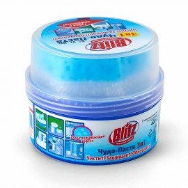 Паста чистящая универсальная с губкой 400г BLITZ, 2100003