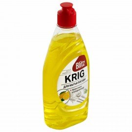 Средство для мытья посуды 450г BLITZ "Лимон", флип-топ, 1000022