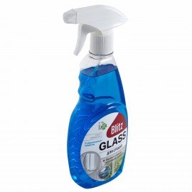 Средство для мытья стекол и зеркал с нашатырным спиртом 500мл BLITZ, рыспылитель, 9000004