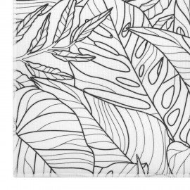 Коврик для сушки посуды из микрофибры, 38х50см, "ТРОПИКИ", 300г/м2, BOOMHOUSE (БумХаус), 701147