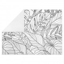 Коврик для сушки посуды из микрофибры, 38х50см, "ТРОПИКИ", 300г/м2, BOOMHOUSE (БумХаус), 701147