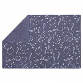 Коврик для сушки посуды из микрофибры, 31х47см, "КУХНЯ", 440г/м2, BOOMHOUSE (БумХаус), 701154