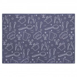 Коврик для сушки посуды из микрофибры, 31х47см, "КУХНЯ", 440г/м2, BOOMHOUSE (БумХаус), 701154