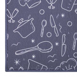 Коврик для сушки посуды из микрофибры, 31х47см, "КУХНЯ", 440г/м2, BOOMHOUSE (БумХаус), 701154