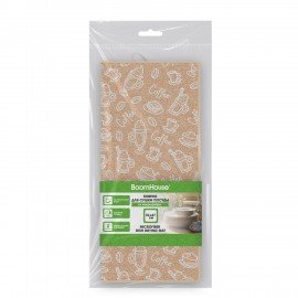 Коврик для сушки посуды из микрофибры, 31х47см, "КОФЕ", 440г/м2, BOOMHOUSE (БумХаус), 701155