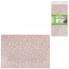 Коврик для сушки посуды из микрофибры, 31х47см, "КОФЕ", 440г/м2, BOOMHOUSE (БумХаус), 701155